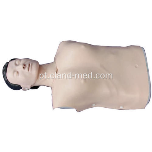 Modelo médico do corpo humano / modelo de treinamento do meio corpo do CPR (macho)